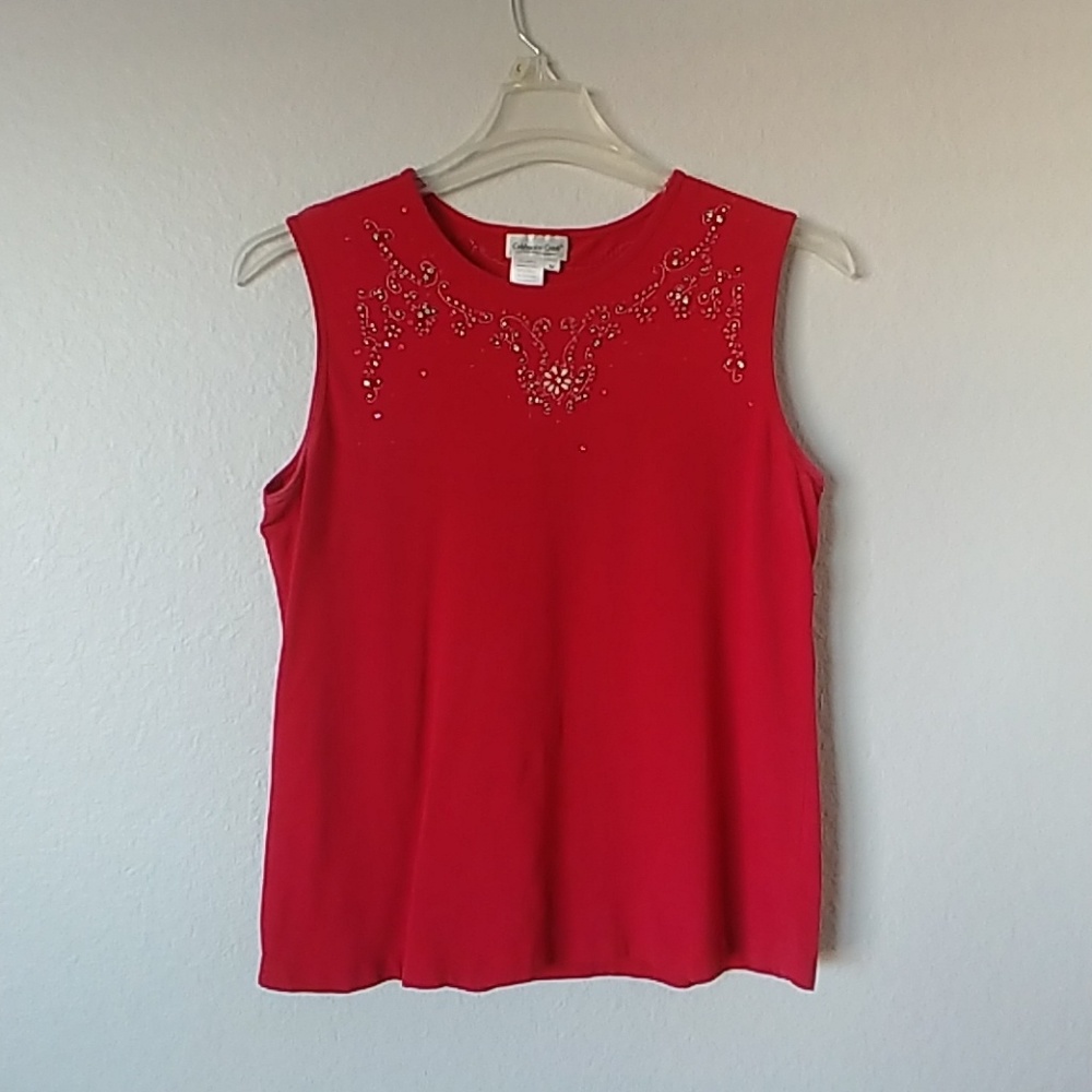 Cherry Red Coldwater Creek Top